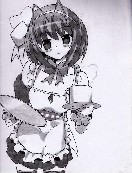 here's your coffee Goshujin-sama