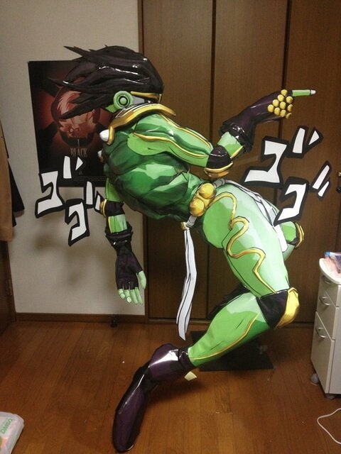 等身大スタープラチナを紙で立体化してみた