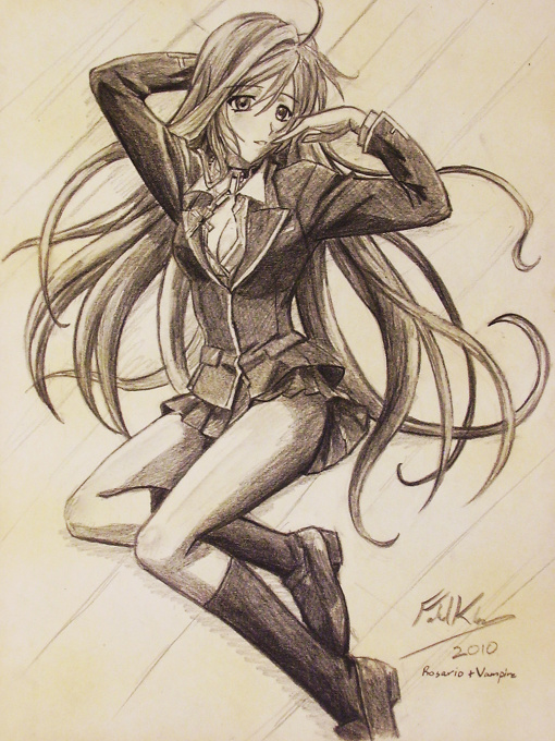 Rosario + Vampire  Moka