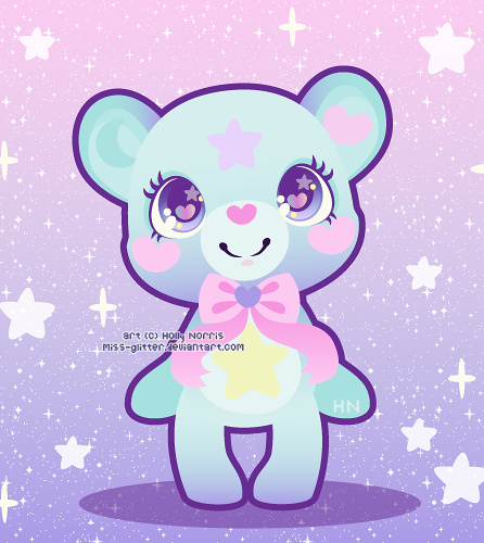 pastel bear