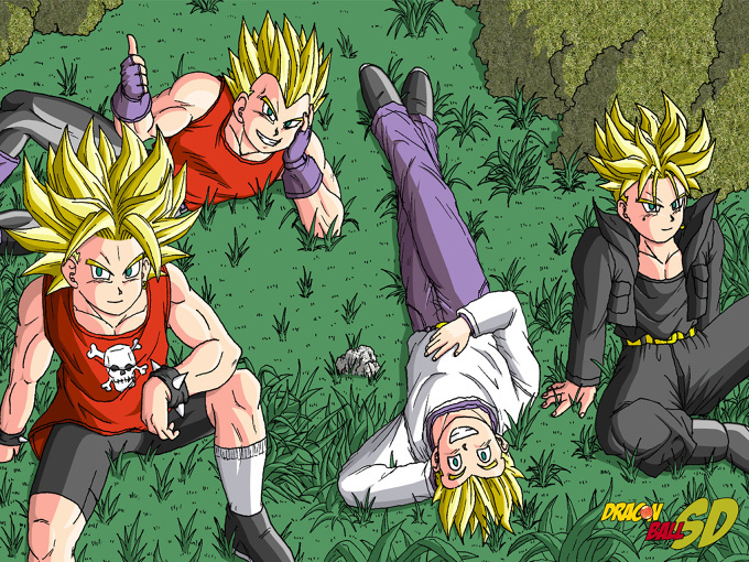 The Four Super Saiyans
