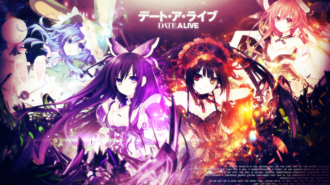 que lindas!!!! es de la serie Date a Live