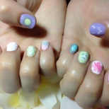 Pastel Evangelion Angel Nails! (2/6)
