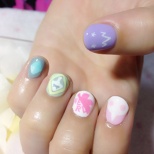 Pastel Evangelion Angel Nails! (4/6)