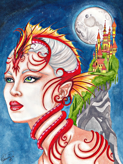 Queen of the Red Moon Dragons