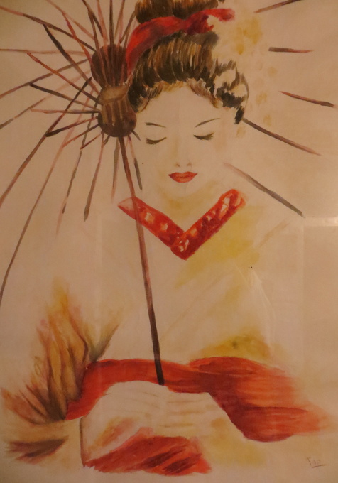 Sayuri With Umbrella