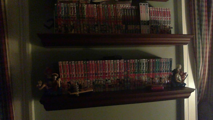 Only part of my manga collection...