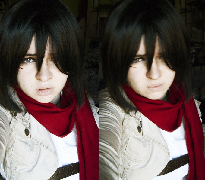 Mikasa costume test