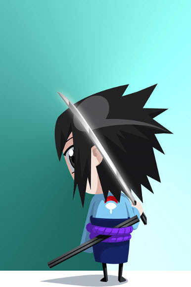 Uchiha Sasuke. 