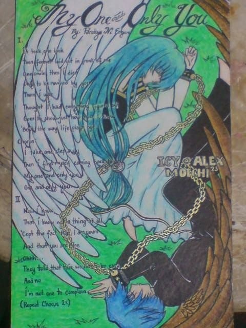 white and dark angel