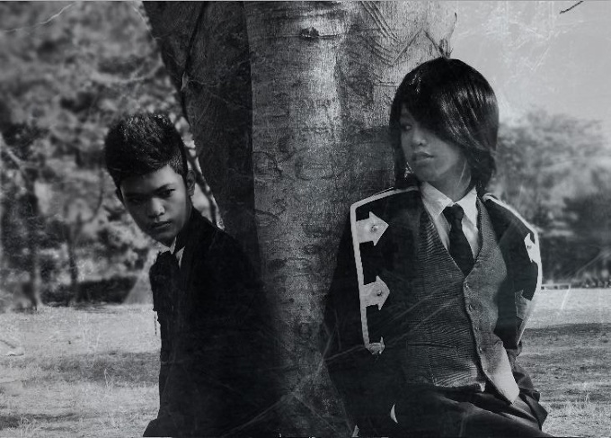 First black and white