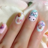 My Melody-Chan Nail Art♪ (4/5)