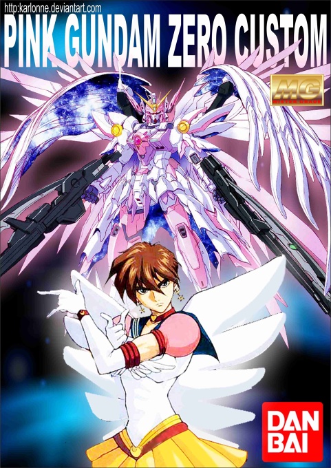 Pink Gundam Zero custom MG box