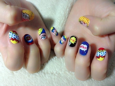 Roy Lichtenstein Nails (1/4)