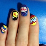 Roy Lichtenstein Nails (2/4)