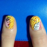 Roy Lichtenstein Nails (4/4)