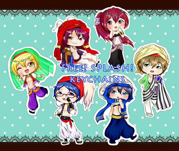 Free! Splash! - Chibis