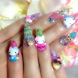 Hello Kitty Nails ♪ (6/6)
