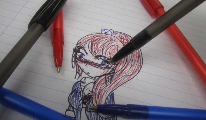 Megane Junko Pen Sketch