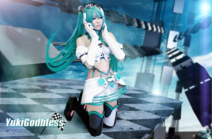 Miku racing queen 2012 Cosplay