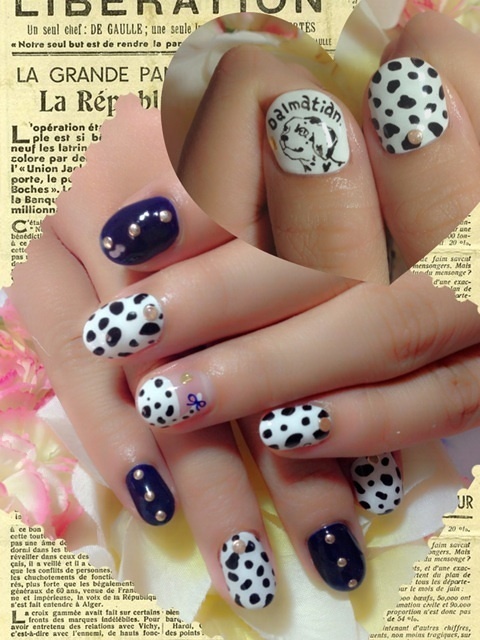 Dalmatian Nails ♪