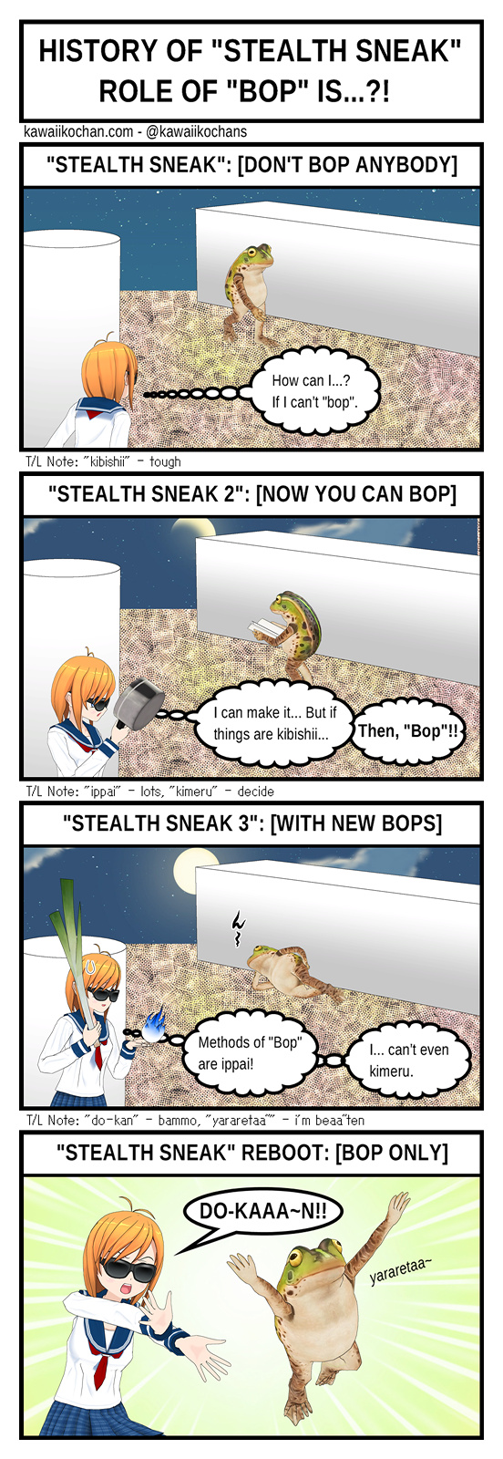 HISTORY OF "STEALTH SNEAK" - ROLE OF "BOP" IS?!