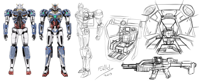 Gundam Design by Fahad-Naeem