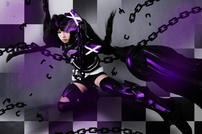Insane Black Rock Shooter cosplayy