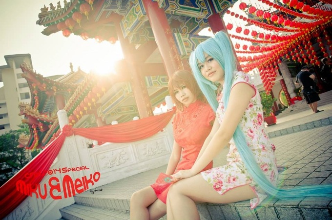 Its Chinese New Year2014 - Miku & Meiko