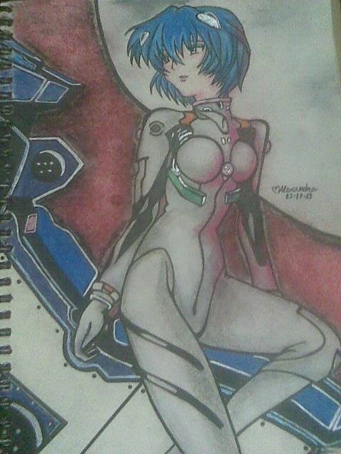 rei ayanami of evangelion neon genesis