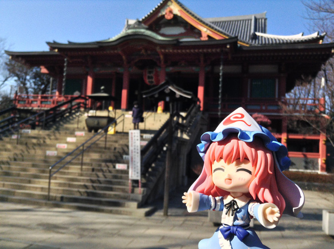 Yuyuko in "Meguro Fodou-son Temple"