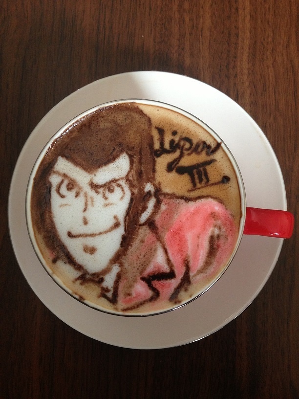 latte art~lupin~