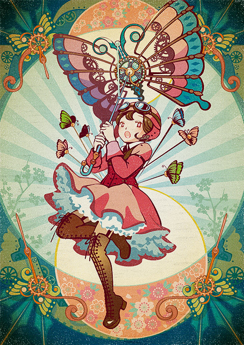 Flying on a Spring Breeze