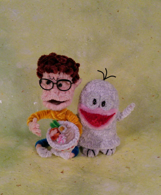 Pipe Cleaner Obake no Q-taro and Ramen Daisuki Koike-san