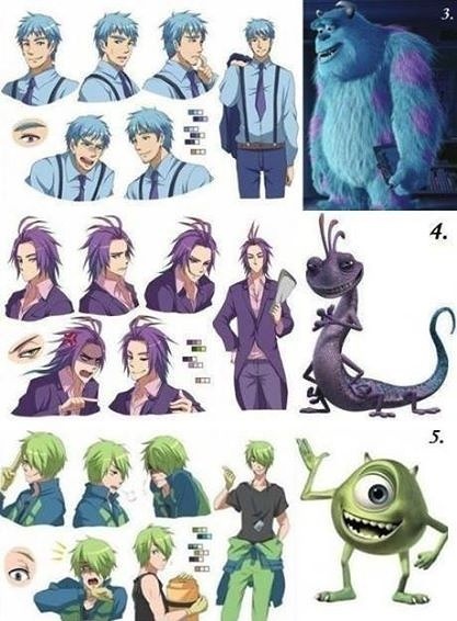 monster university vs. anime combined