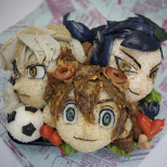 Inazuma Eleven GO Galaxy 3-Character Bento