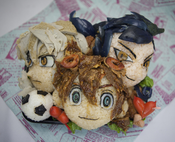Inazuma Eleven GO Galaxy 3-Character Bento