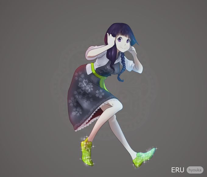 golden shoes with ERU