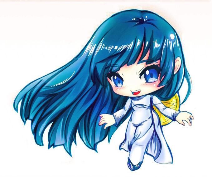 Chibi Vietnamese Girl . . . .. . ...  