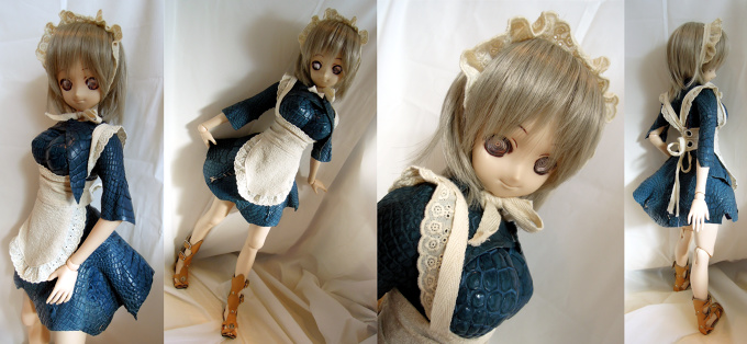 Crocodile Skin Maid Dress