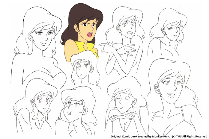 Setelan karakter:Fujiko(Ekspresi wajah1)