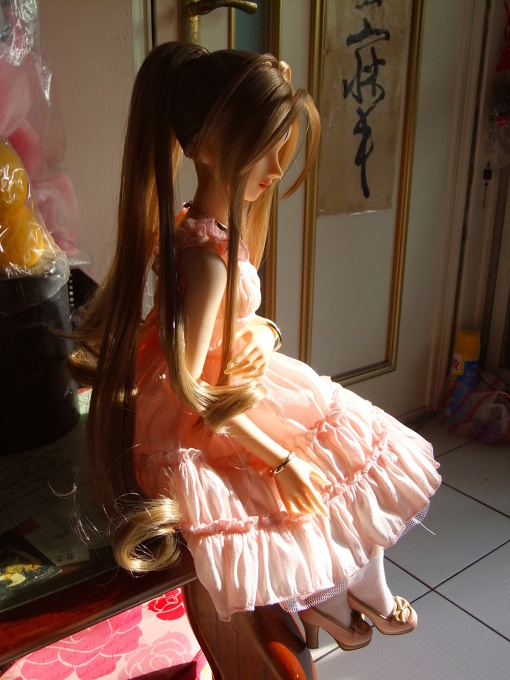 Belldandy is waiting for someone