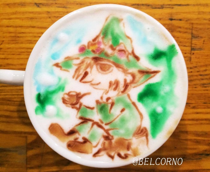Latte Art [Snufkin] Moomin