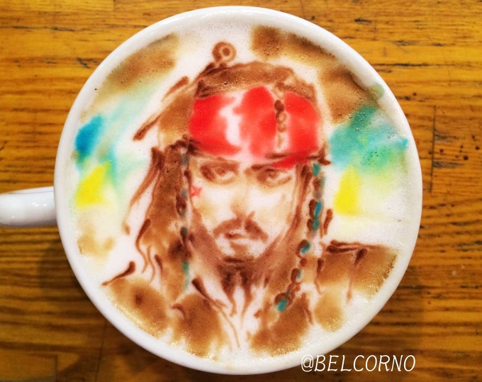 Latte Art [Jack Sparrow] Pirates of the Caribbean