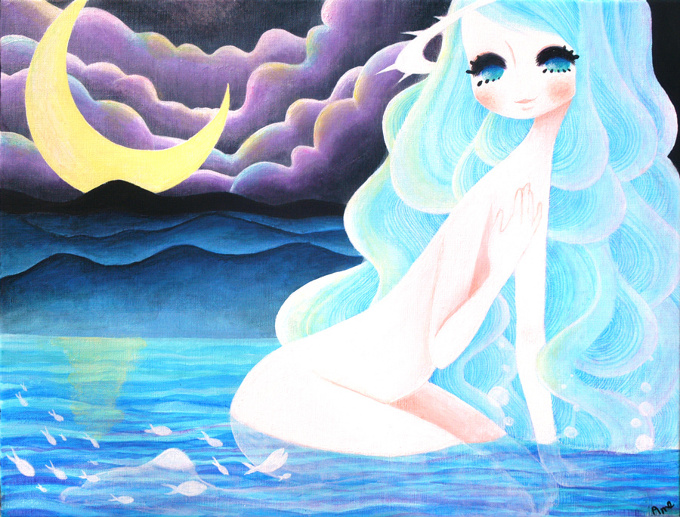 母と世界の情景