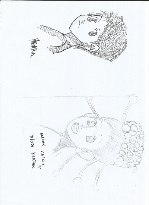 chichi from berserk sketch.