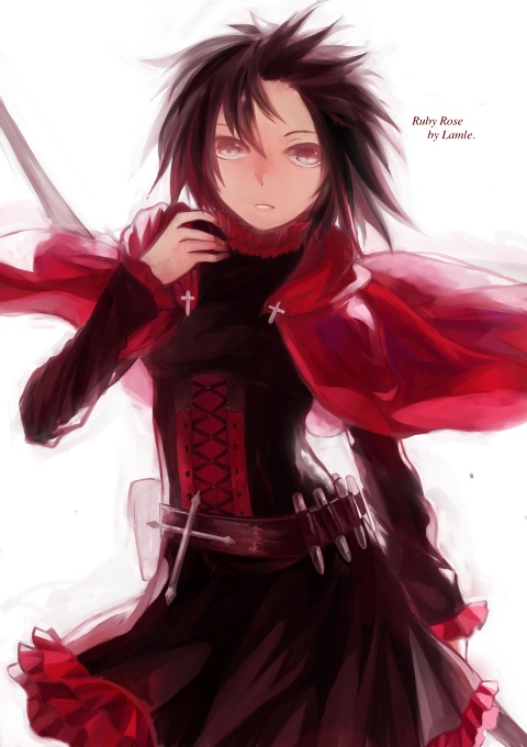  ruby rose ,i drew it by my tablet