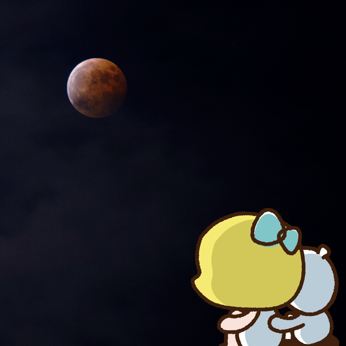 a total eclipse of the moon