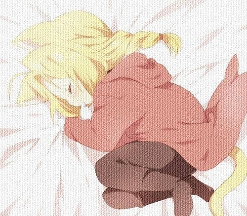 Sleeping Chibi Edward