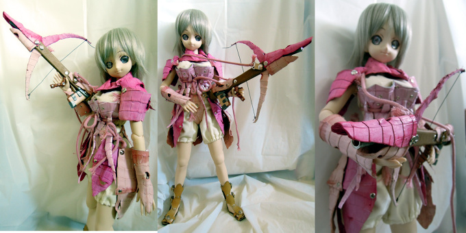 Pink Bowgun and Armor